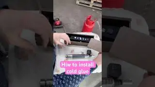 How to install cold glue for Pdr #automobile #pdr #diy ##coldglue
