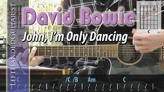 David Bowie - John, I'm Only Dancing guitar lesson