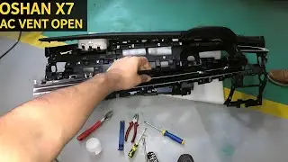 Oshan X7 Center AC Vent Removal Without Breaking Clips