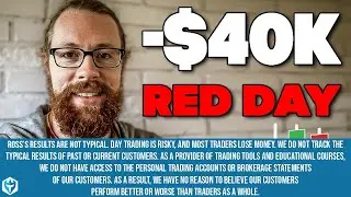-$40k Red Day | Day Trading Recap by Ross Cameron