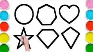 Shapes song for kids, Learn 2d shapes, colors for toddlers | Preschool Learning part - 3057