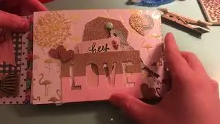 mint & Pink Spring Flip book