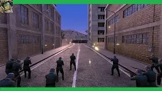 UEBS: City Defense | German and USA WW2 troops vs Ogres and Cyclops