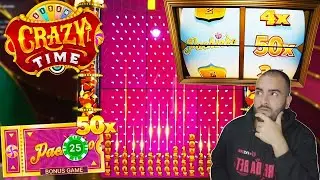 CRAZY TIME EM BUSCA DO X50!!  🔴CALVO FORRA AO VIVO🔴 [+18] #CRAZYTIME
