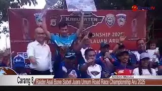 Raider Asal Bone Sabet Juara Umum Road Race Championship Aru 2025