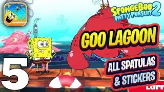 SpongeBob: Patty Pursuit 2 - Goo Lagoon All Spatulas & Stickers