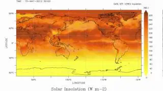 Solar Insolation 2012 CERES