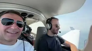 Diamond Aircraft. Flight over Toronto Downtown.