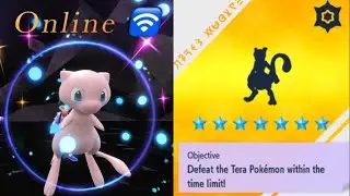 ① [ LIVE ] Mew VS Mewtwo the Unrivaled : Tera Raid Battle : Pok&eacute;mon SV Online
