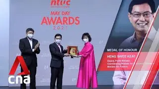 DPM Heng conferred NTUC's top May Day honour