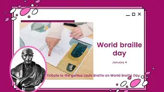 World Braille Day 2024|World Braille Day |Braille Day Status|Essay on world braille day