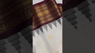 Gadwal silk dual  buta including  with temple Kuthu interlock weaving system by [AJ Silk Sarees]