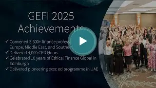 GEFI 2025 Achievements - Celebrating Success and Driving Action