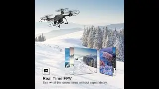 HOBBYTIGER H301S Ranger Drone with Camera Live Video and GPS Return Home 720P HD Wide-Angle