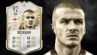 David Beckham 92 prime icon | player review finesse shot |FIFA 22