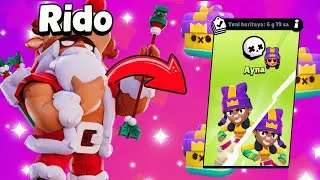 İLK DEFA MİNA İLE OYNADIM VE MİNA KUTUSU AÇTIM BRAWL STARS!!