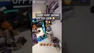 #chiefkeef shows off his #gamer crib 😳😳😳😳😳