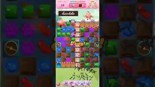 Candy crush saga // chocolate level✌//#shorts #candy #games #youtubeshorts
