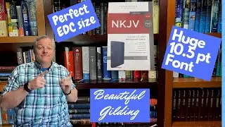 NKJV Single-Column Reference Bible in Genuine Leather