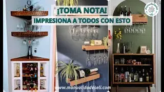 Crea Un Espacio &Uacute;nico Con Estas Fabulosas Ideas De Mini Bar En Casa