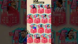 PREDICCI&Oacute;NES DE FUT BIRTHDAY EN FIFA 23!! #predictions #stats #le&atilde;o #rudiger #gakpo #shorts #fifa23