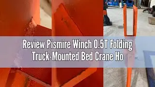 Review Pismire Winch 0.5T Folding Truck-Mounted Bed Crane Hoist Lift Pickup with Electric Winch 2000