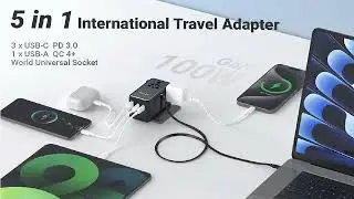 MINIX TP100C Universal Travel Adapter with USB C Cable Best Price Offer