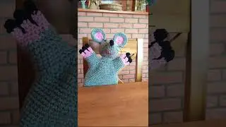 H&aacute;čkovan&yacute; Maň&aacute;sek KRYS&Aacute;K #hackovani #crochet #manasek #mys #myska #mysak