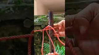 A Simple, Reliable Knot Used by Home Brick Makers#tips #shorts