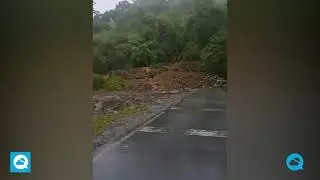 Впечатляющий оползень в Кауке, Колумбия