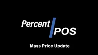 Mass Price Update | Percent POS | Retail