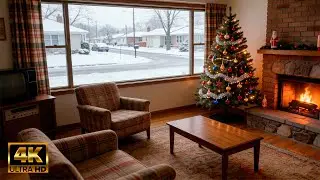 Vintage Christmas Jazz In A Classic 70s–80s Home