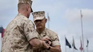 Passing the Torch: 1st MAW says goodbye to Sgt. Maj. Mario Marquez (no music or graphics)