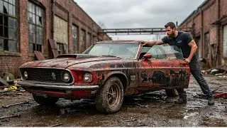 ASMR Car Restoration | Full Restoration of 1969 Ford Mustang Boss 429 from Rust Back to Life