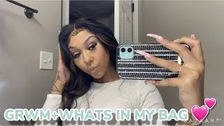 GRWM + WHATS IN MY BAG !?