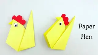 How To Make Easy Paper Hen/ Nursery Craft Ideas / Paper Craft Easy /Tonni art and craft #short