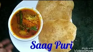 Saag Puri Recipe||Hyderabadi Saag Puri Recipe||Saag Puri Resturant style||Kurma for Puri