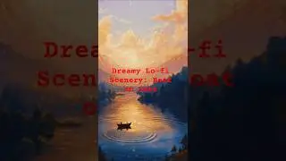 **🎨 🛶 Ultimate Relaxing Aesthetic Animated Scenery 🛶 🎨** with Boat & Calm Water (Painting Style)
