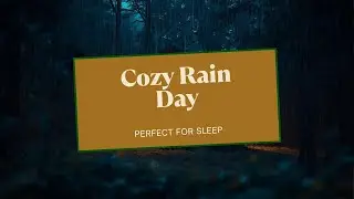 Cozy Cabin Rain & Fireplace 🔥 1 Hour Sleep & Study Ambience