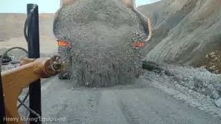 Awesome Road Reconstruction With Amazing Machines Cat 18M3 Grader & XCMG XDE260 Haul Truck