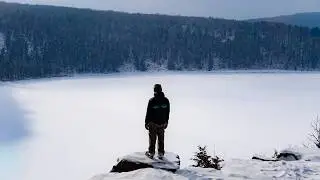 Solo Hiking in a Winter Blizzard