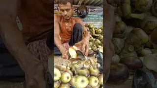 Special palm Fruit Ice Cutting Skills in India || india street food #shorts #food