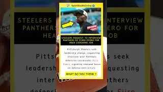 Steelers Make Bold Move: Ejiro Evero Emerges As Top Head Coach Candidate #nfl #americanfootball