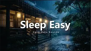 Rainy Night at a Wooden home | Relaxing Forest Ambience