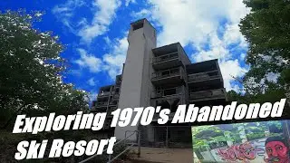 Exploring a 1970's abandoned ski resort Quebec Canada