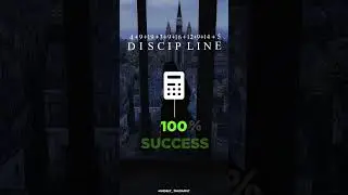 Your Future self will Thankyou for today's DISCIPLINE