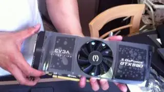 Unboxing EVGA GTX 590 Classified