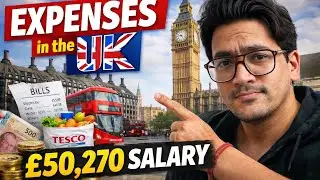 £50,270 Salary in the UK 🇬🇧 | Real Monthly Expenses & Savings (ILR Reality Check) 