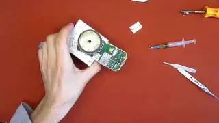 Замена SIM коннектора в Nokia 308