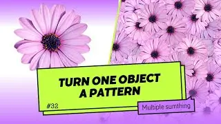 Turn One Object a pattern  | textile digital print |  #mndesignsgallery #adobephotoshop